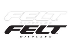 Felt Bicycles DECAL LOGO 4" (WHITE)